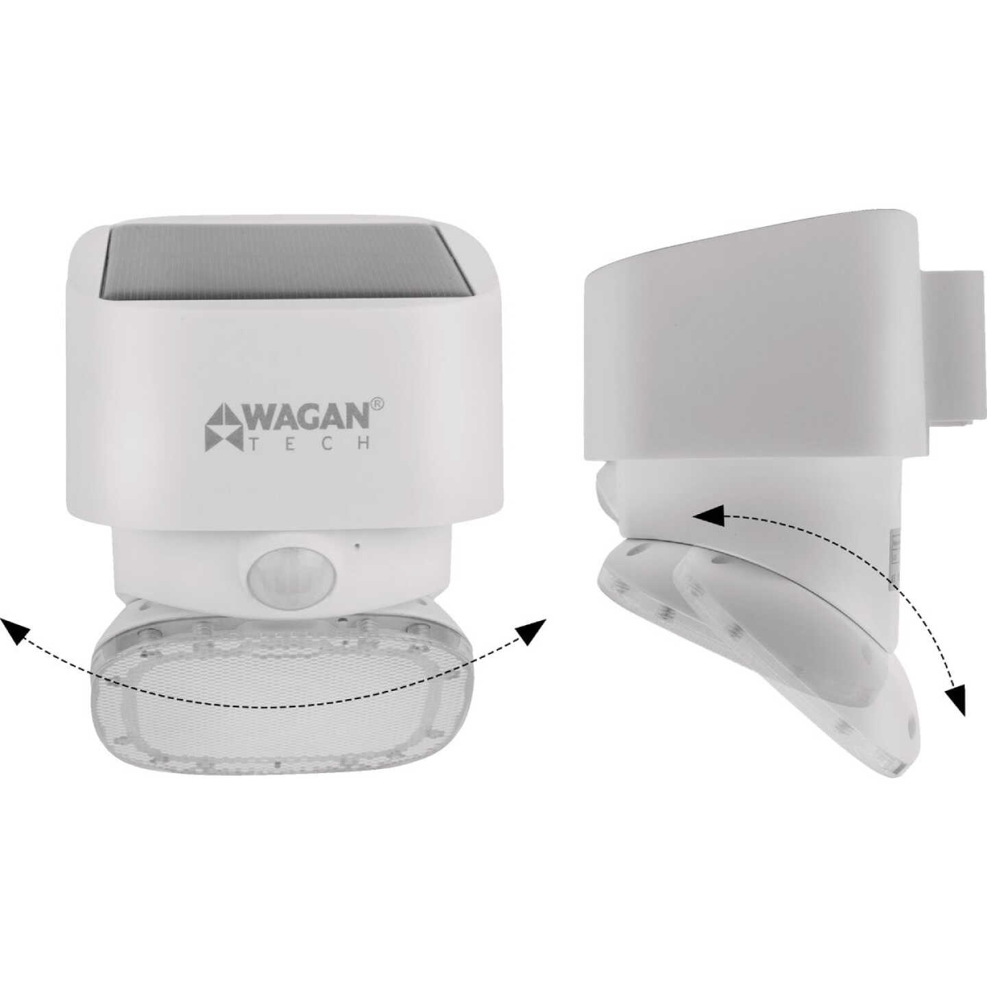 Wagan Tech White Motion Activated Dusk To Dawn 2000 Lm. Solar Wall Light Image 6