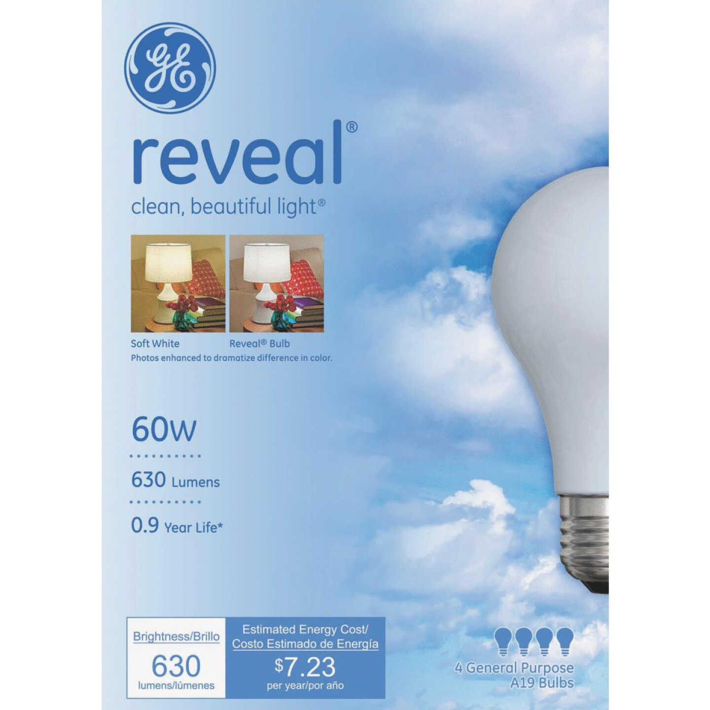 60W REVEAL BULB Image 1