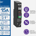 Square D QO 15A Single-Pole Dual Function Circuit Breaker Image 2