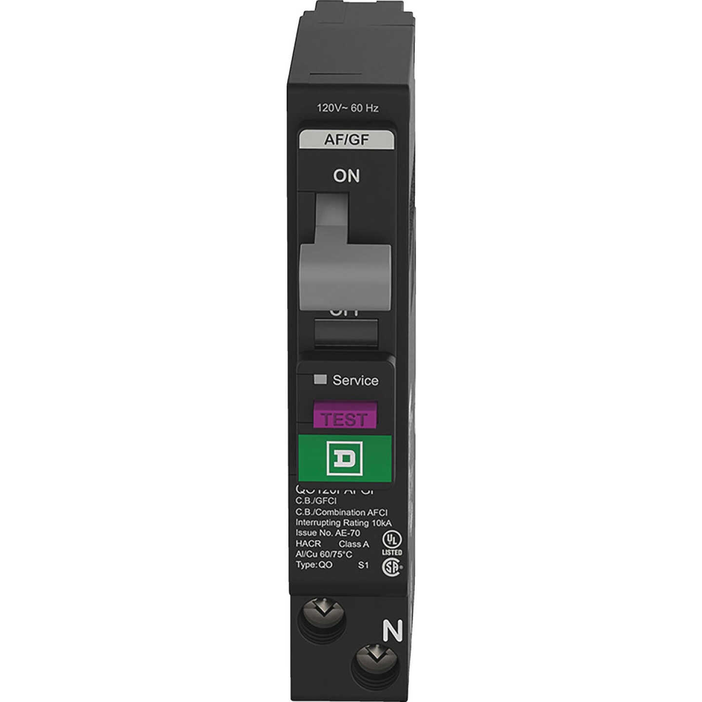 Square D QO 15A Single-Pole Dual Function Circuit Breaker Image 4