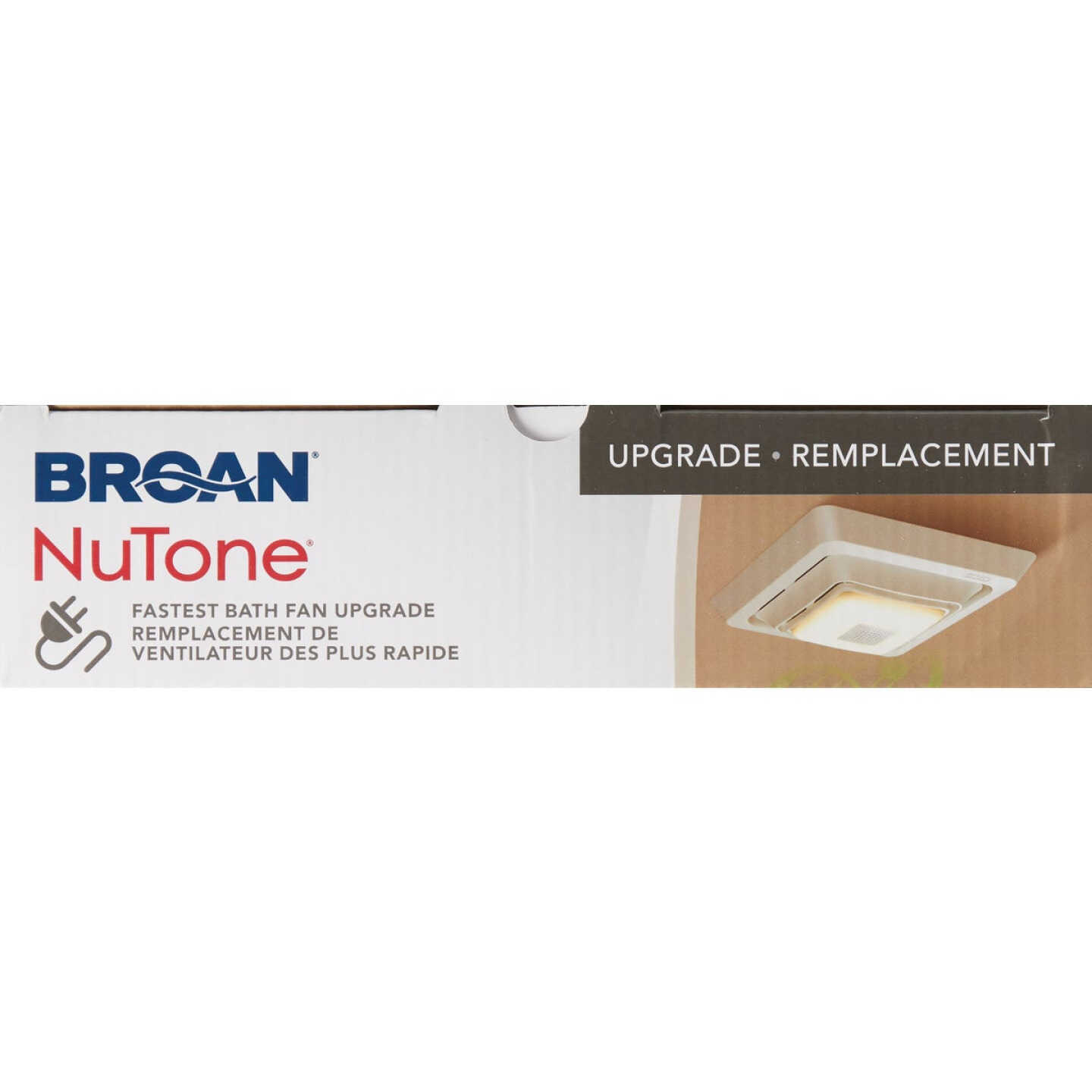 Broan-NuTone Sensonic 11 In. x 9-3/4 In. x 2 In. White Bath Exhaust Fan Upgrade Kit with Bluetooth Speaker & LED Light Image 4