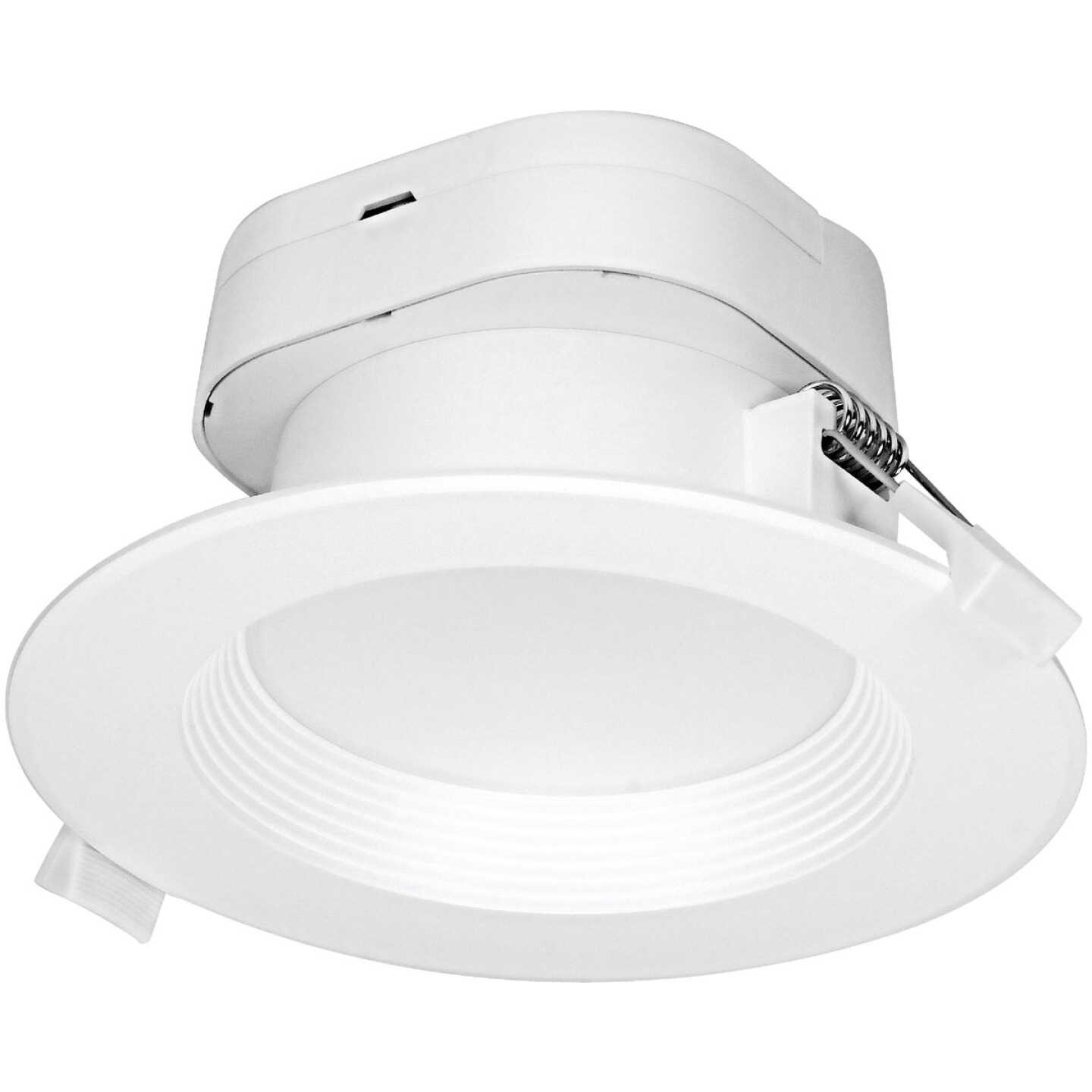 Satco 4 In. Direct Wired IC Rated White 4000K LED Recessed Light Kit Image 1