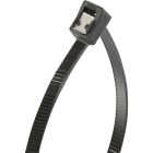 Gardner Bender Cutting Edge 14 In. x 0.17 In. Black Nylon Self-Cutting Cable Tie (50-Pack) Image 2