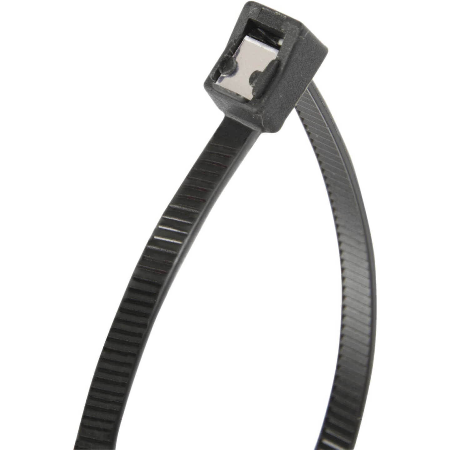 Gardner Bender Cutting Edge 14 In. x 0.17 In. Black Nylon Self-Cutting Cable Tie (50-Pack) Image 2