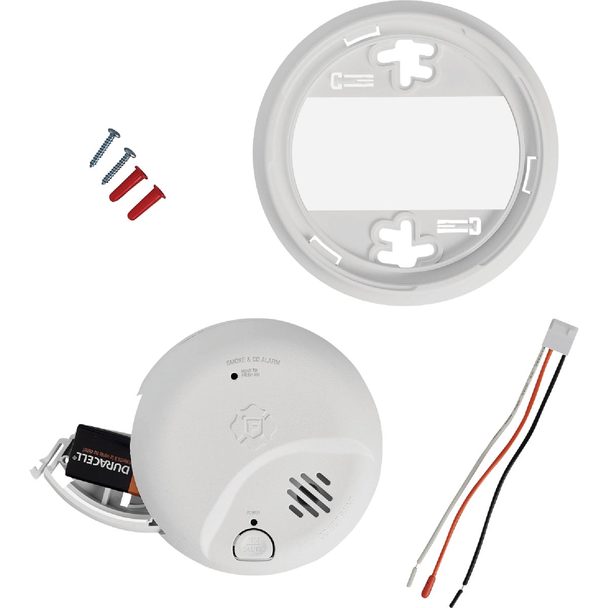 BRK SMICO100-AC 2-in-1 Interconnect Hardwire Ionization Smoke & Carbon Monoxide Alarm Image 5