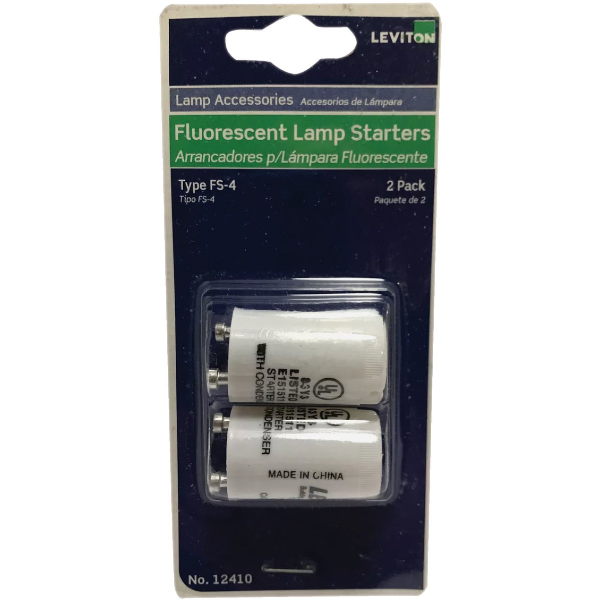 Leviton 30W/40W FS-4 Fluorescent Starter (2-Pack)