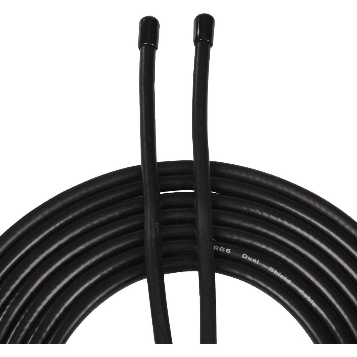 RCA 100 Ft. Black RG6 Coaxial Cable Image 2