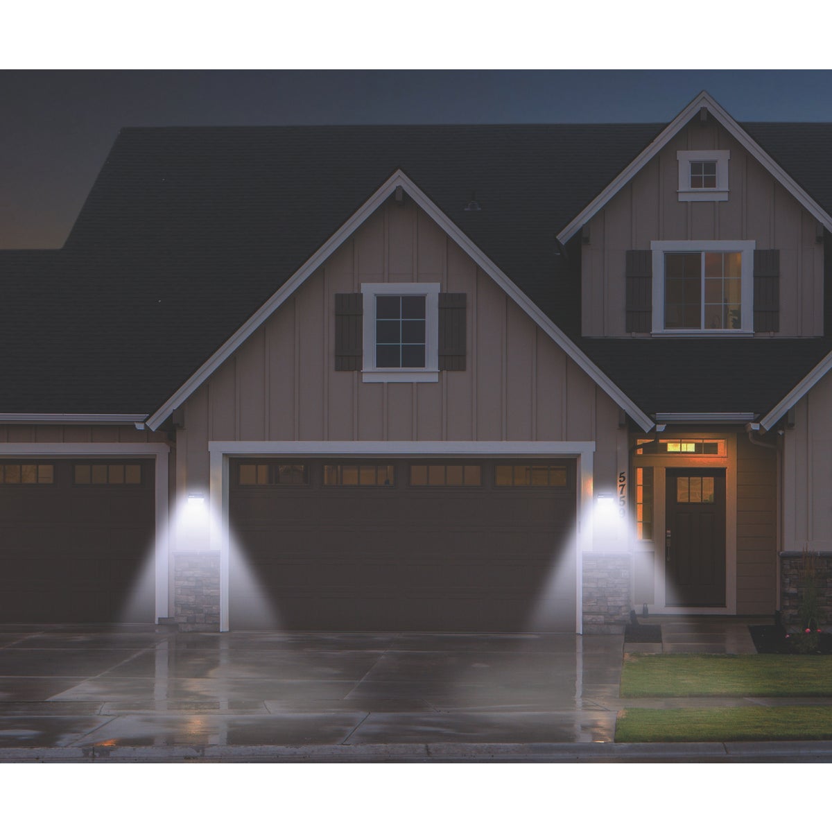 Wagan Tech Black Motion Activated Dusk To Dawn 1000 Lm. Solar Wall Light Image 4