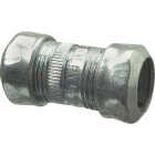 Halex 1 In. EMT Steel Raintight Compression Coupling Image 1
