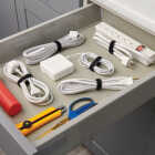 Wrap-It Storage 8 In. Black Self-Gripping Cable Tie Roll (50-Pack) Image 3