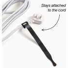 Wrap-It Storage 8 In. Black Self-Gripping Cable Tie Roll (50-Pack) Image 2