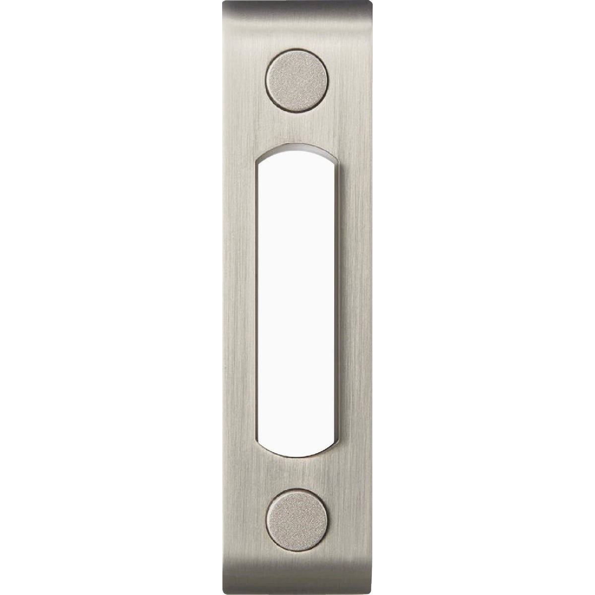 Heath Zenith Satin Nickel Metal Lighted Doorbell Button