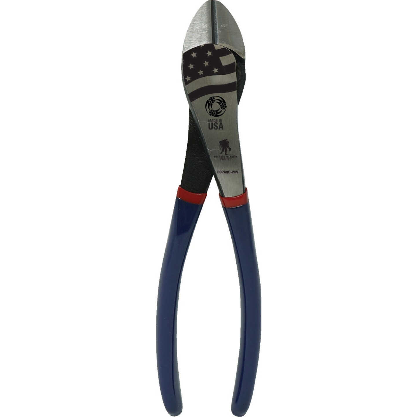 Southwire Wounded Warrior Project 8 In. Diagonal Cutting Pliers with Angled Head Image 1