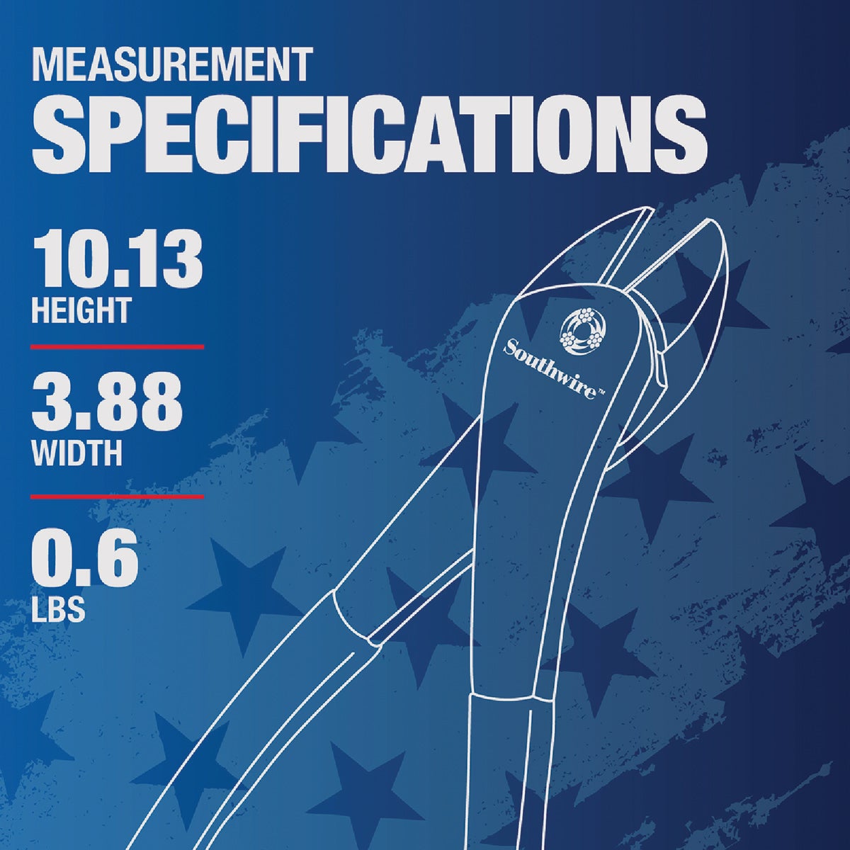 Southwire Wounded Warrior Project 8 In. Diagonal Cutting Pliers with Angled Head Image 3