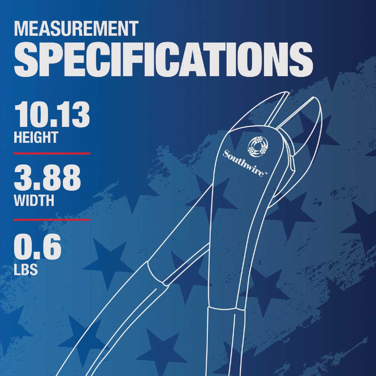 Southwire Wounded Warrior Project 8 In. Diagonal Cutting Pliers with Angled Head Image 3