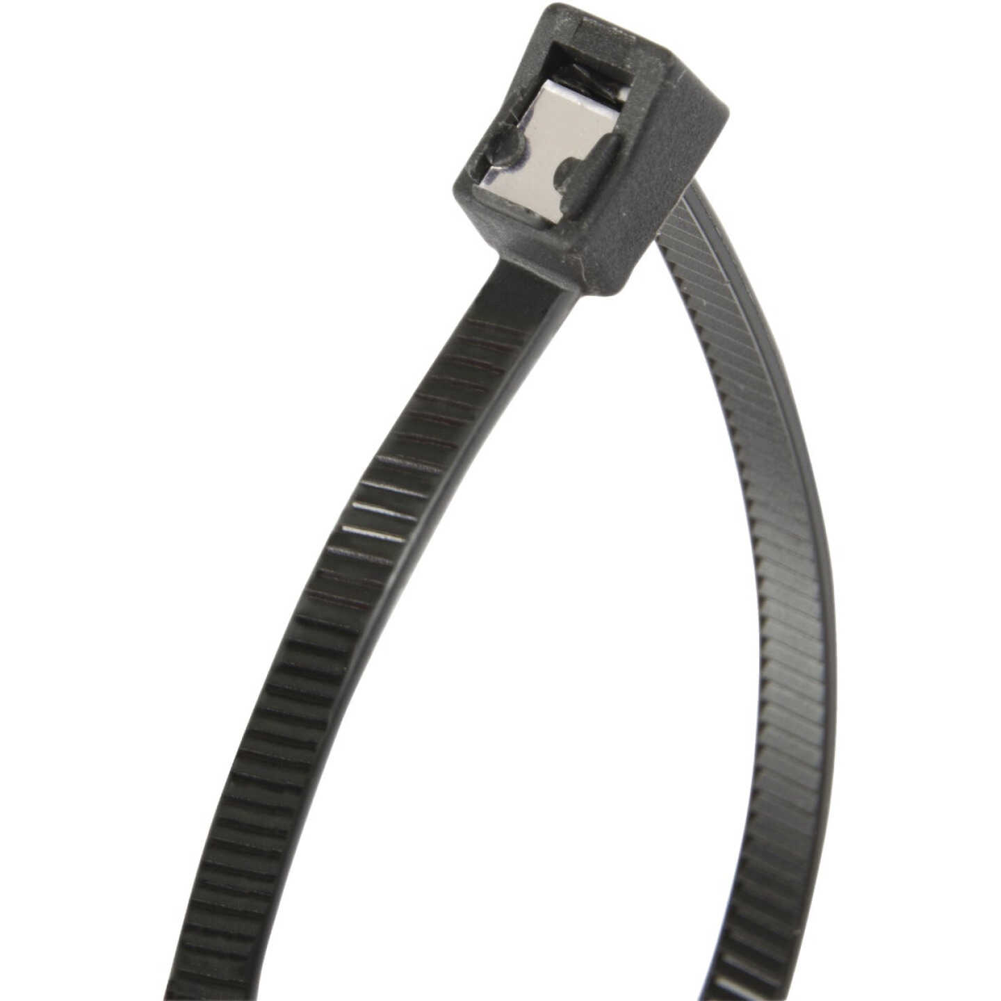 Gardner Bender Cutting Edge 8 In. Black Nylon Self-Cutting Cable Tie (50-Pack) Image 2