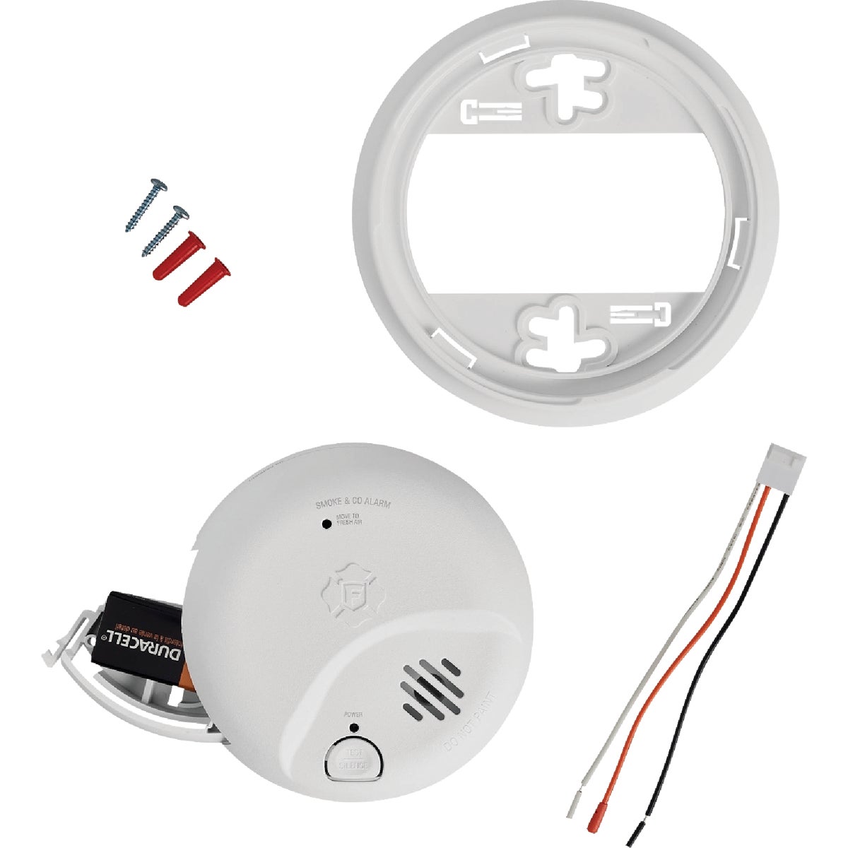BRK SMICO100-AC 2-in-1 Interconnect Hardwire Ionization Smoke & Carbon Monoxide Alarm (6-Pack) Image 5