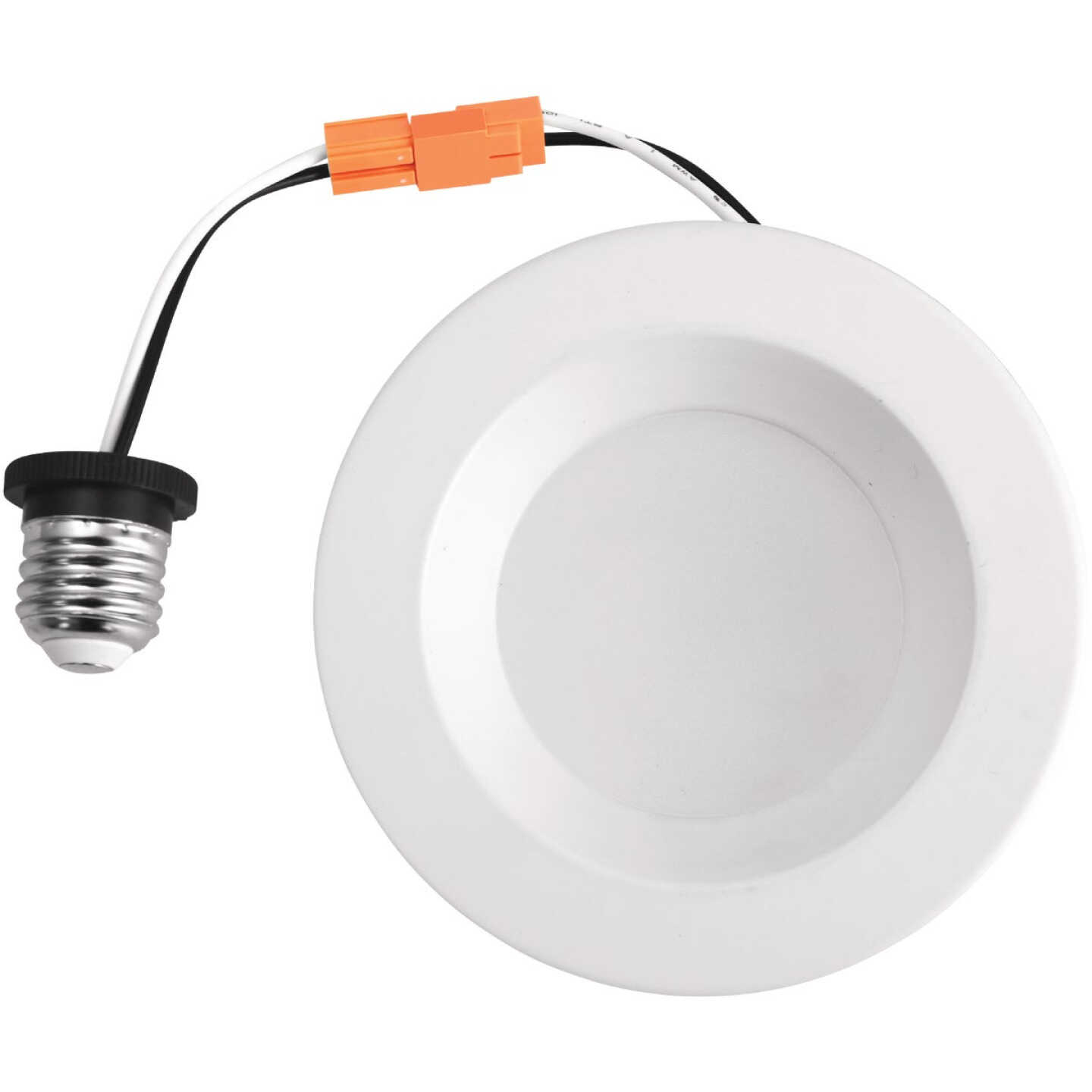 4 In. Retrofit IC Rated White LED CCT Tunable Downlight with Smooth Trim, 650 Lm. Image 5