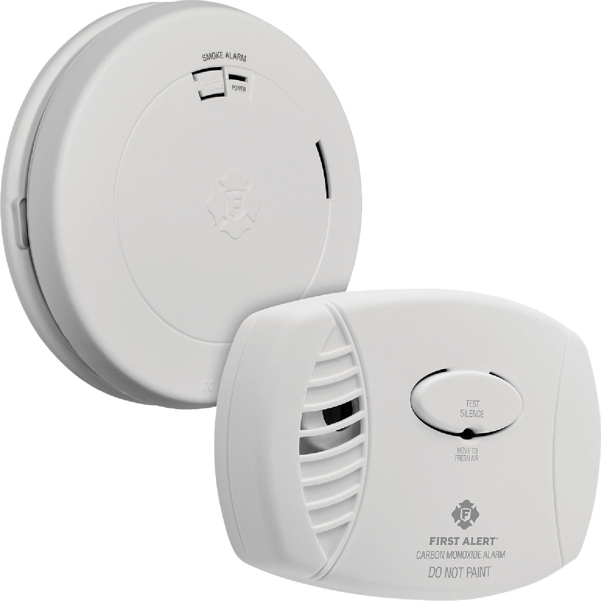 First Alert 10-Year Battery Photoelectric CO400 Carbon Monoxide & SM210 Smoke Alarm Value Pack Image 3