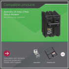 Square D Homeline 25A Double-Pole Standard Trip Circuit Breaker Image 4