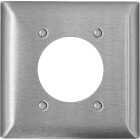 Leviton C-Series 2-Gang Stainless Steel Range/Dryer Wall Plate Image 1