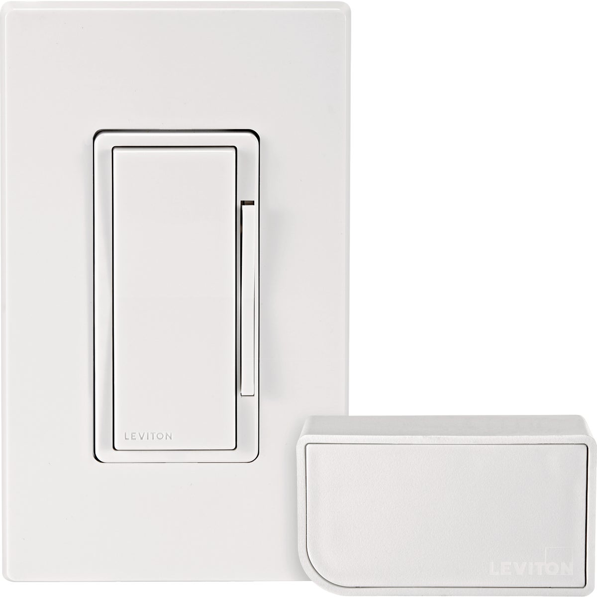 Leviton Decora Smart White No-Neutral Dimmer & Wi-Fi Bridge Kit Image 1
