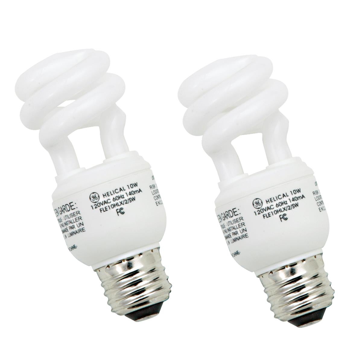 2PK 10W WW MINI CFL BULB Image 1
