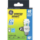2PK 10W WW MINI CFL BULB Image 1