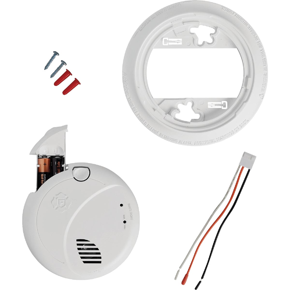 BRK SM100V-AC Interconnect Hardwired  Photoelectric Smoke Alarm with Voice Alerts Image 6