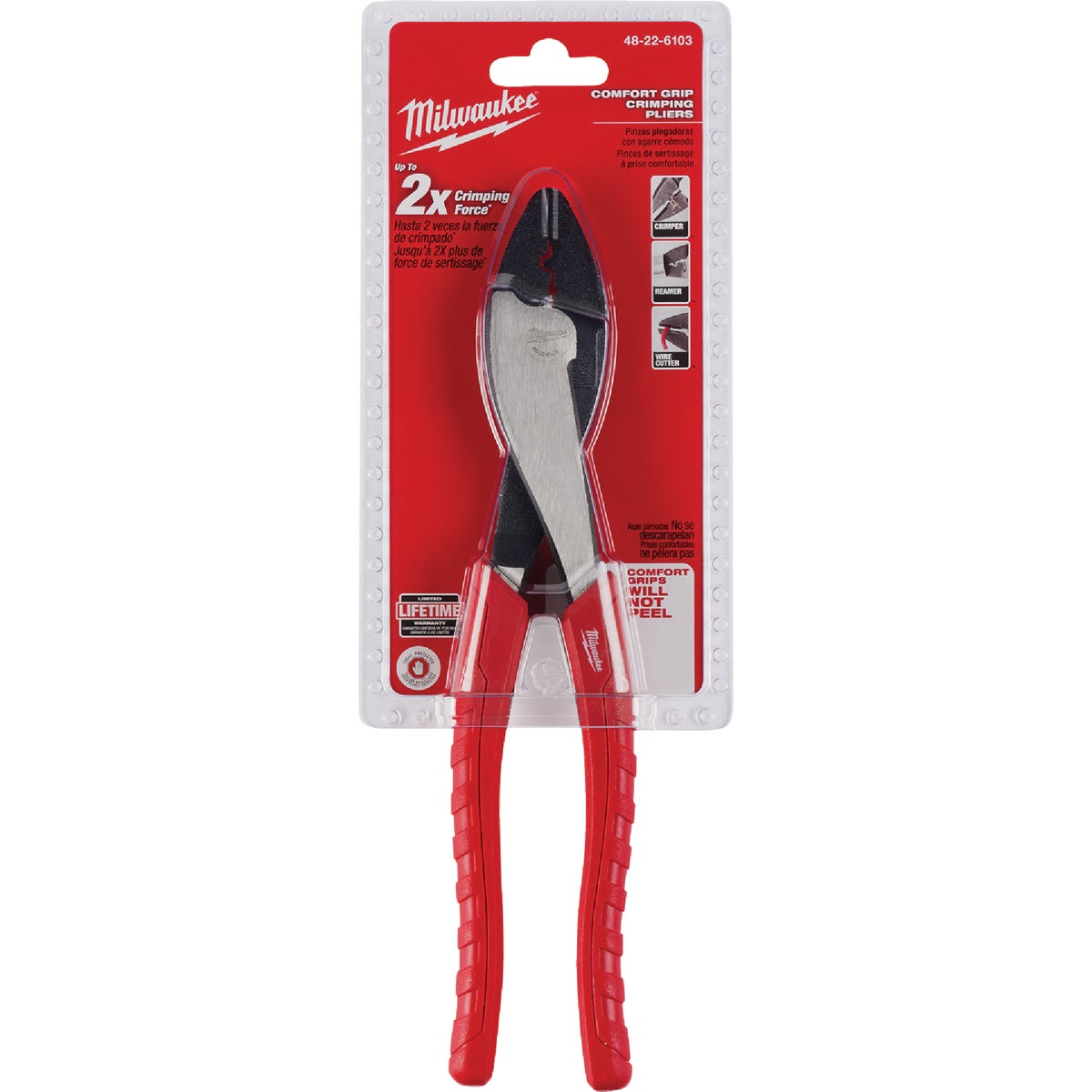Milwaukee Comfort Grip Crimping Pliers Image 6