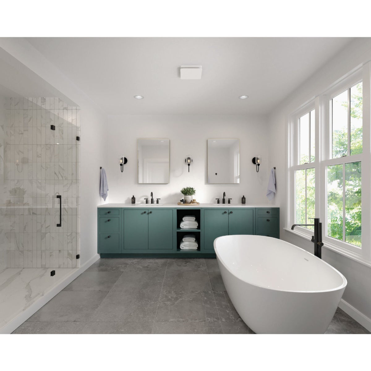 Broan-NuTone Roomside 60 CFM 0.9 Sones Bath Exhaust Fan Image 3