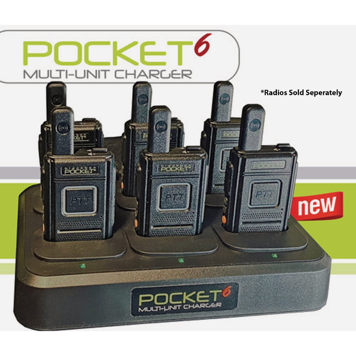Klein Electronics POCKET+G3 6-Unit 2-Way Radio Multi-Charger Image 2