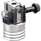 Leviton Turn-Knob Medium Base Steel Interior Lamp Socket Image 1