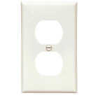WHT RECPT WALL PLATE Image 1