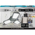 GT-Lite 600W Equivalent Clear 3-Panel Medium Base LED High-Intensity Replacement Light Bulb Image 2