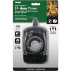 Prime 15A 125V 1875W Black 24 Hr. Outdoor Timer Image 3
