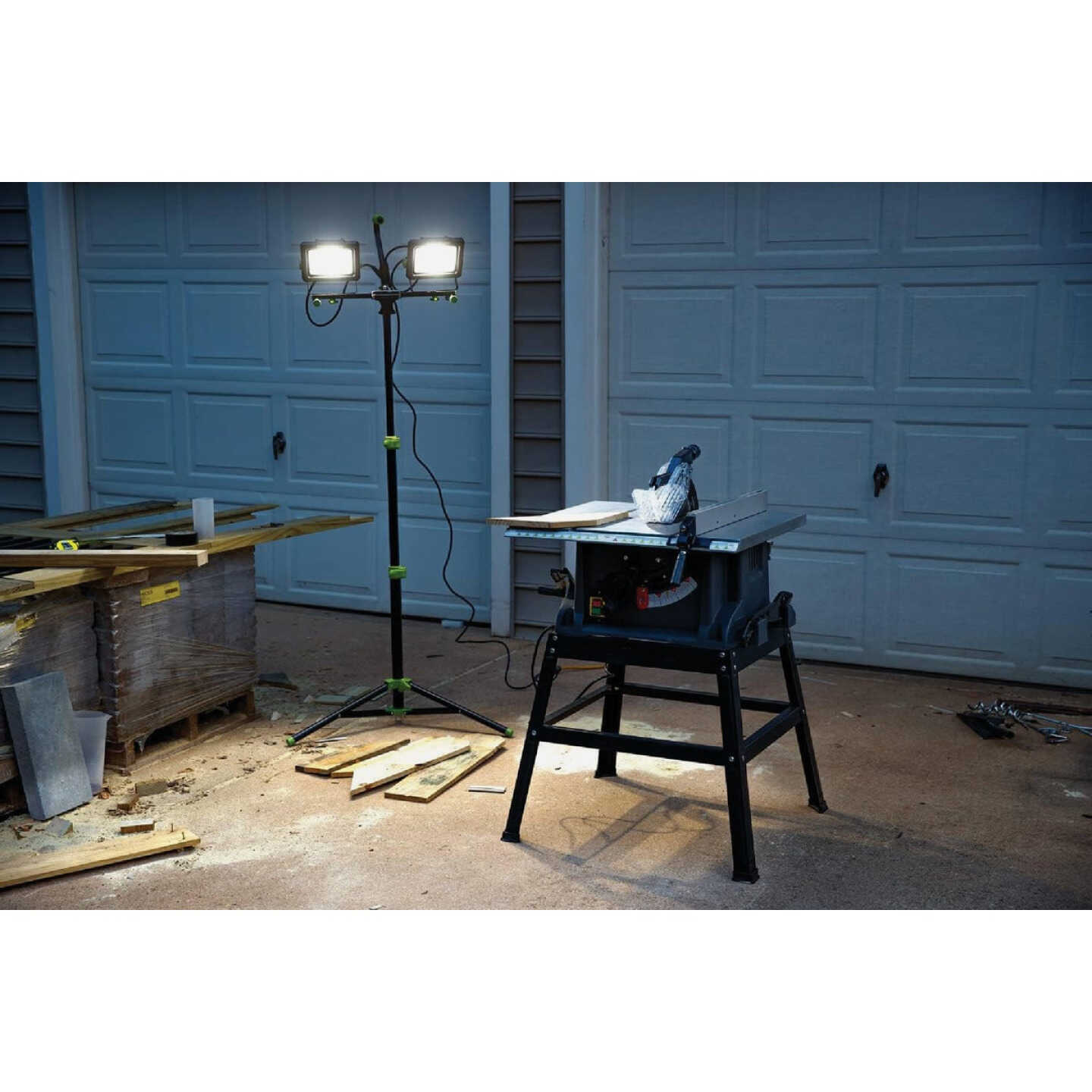 PowerSmith 14,000 Lm. LED Dual Head Work Light Image 6