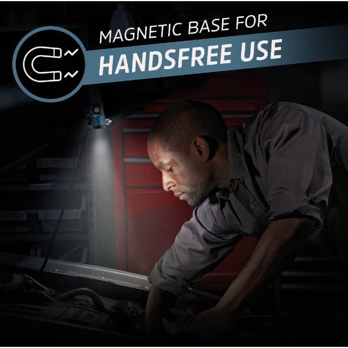 Energizer 500 Lm. LED Metal Rechargeable Automotive Safety Flashlight Image 5