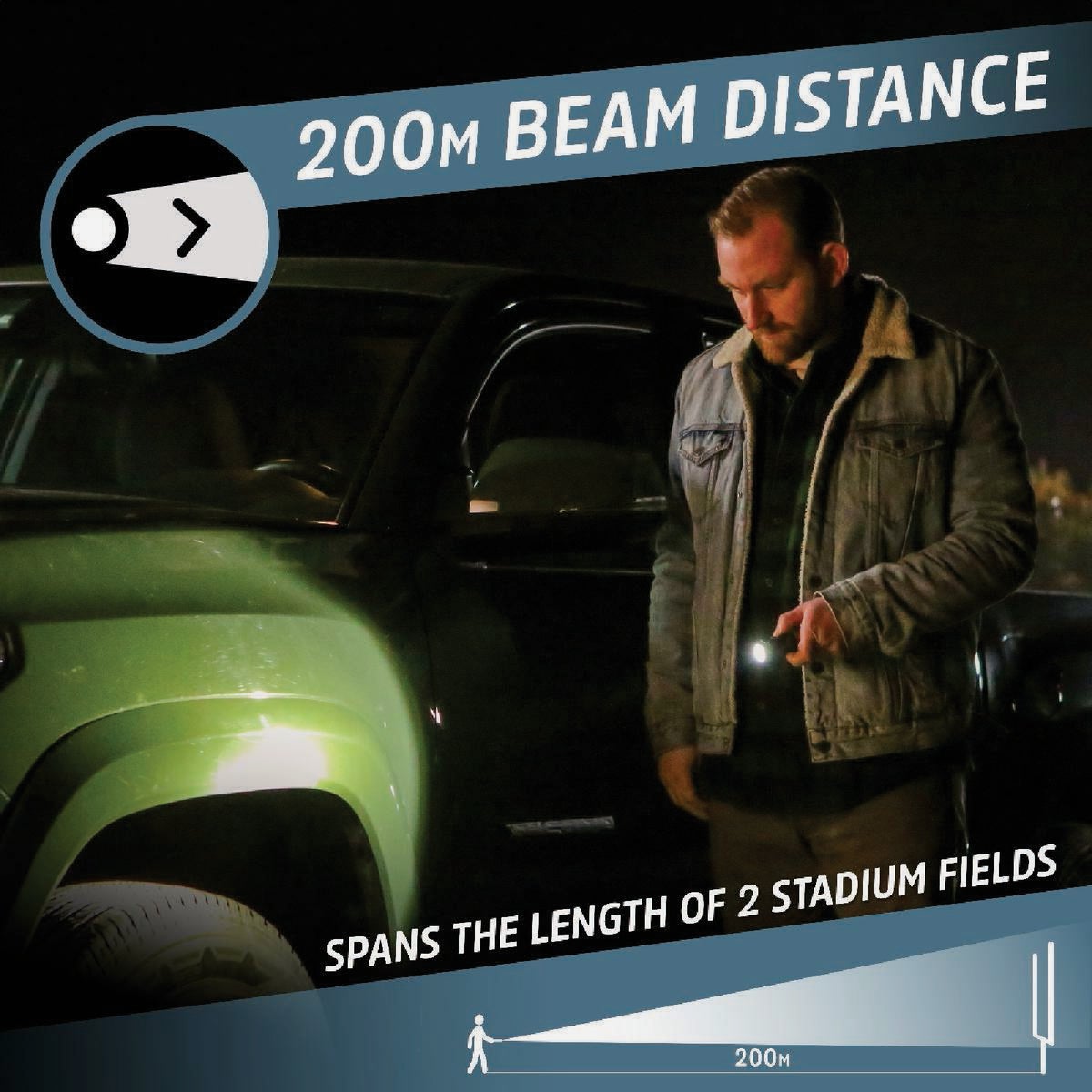 Energizer 500 Lm. LED Metal Rechargeable Automotive Safety Flashlight Image 6