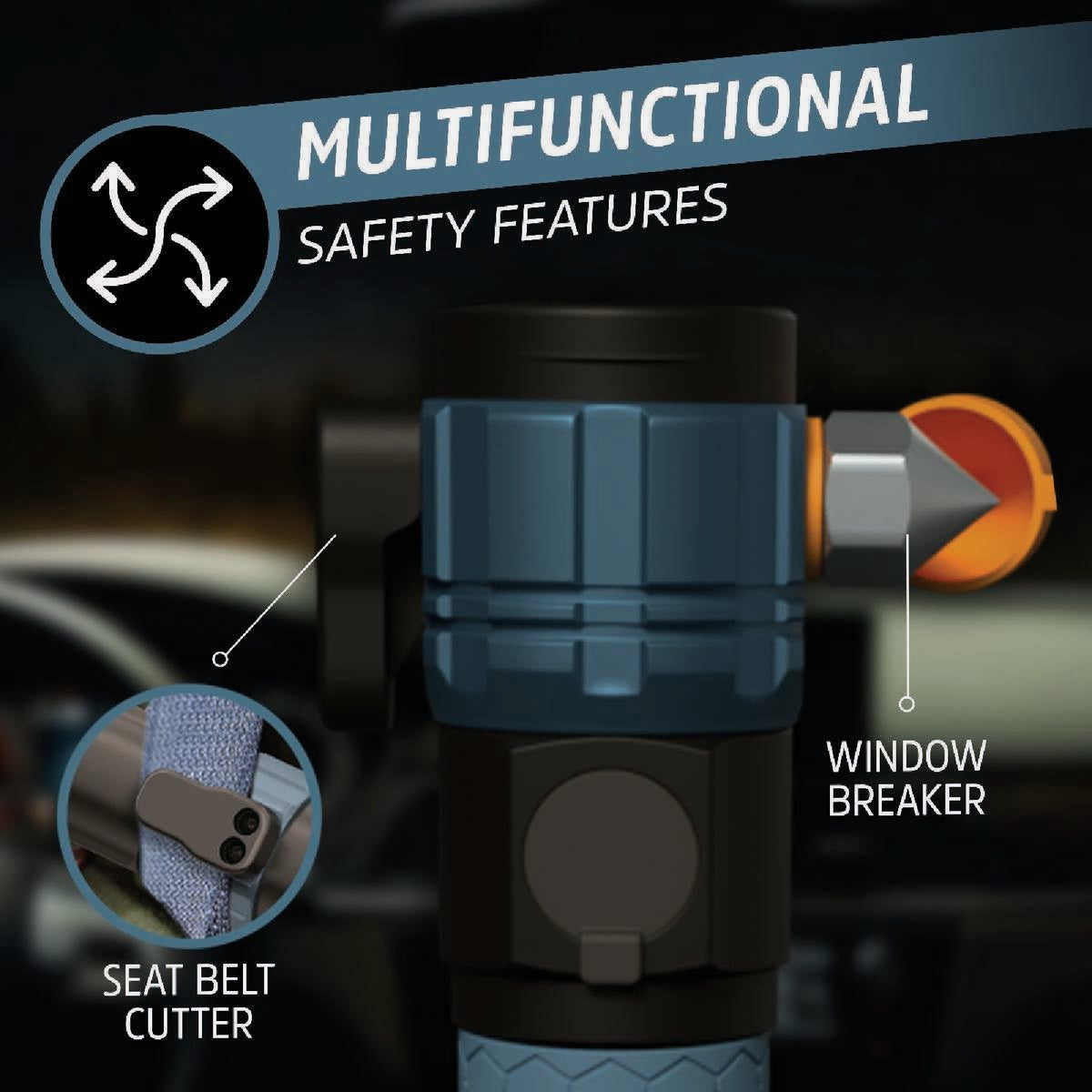 Energizer 500 Lm. LED Metal Rechargeable Automotive Safety Flashlight Image 3