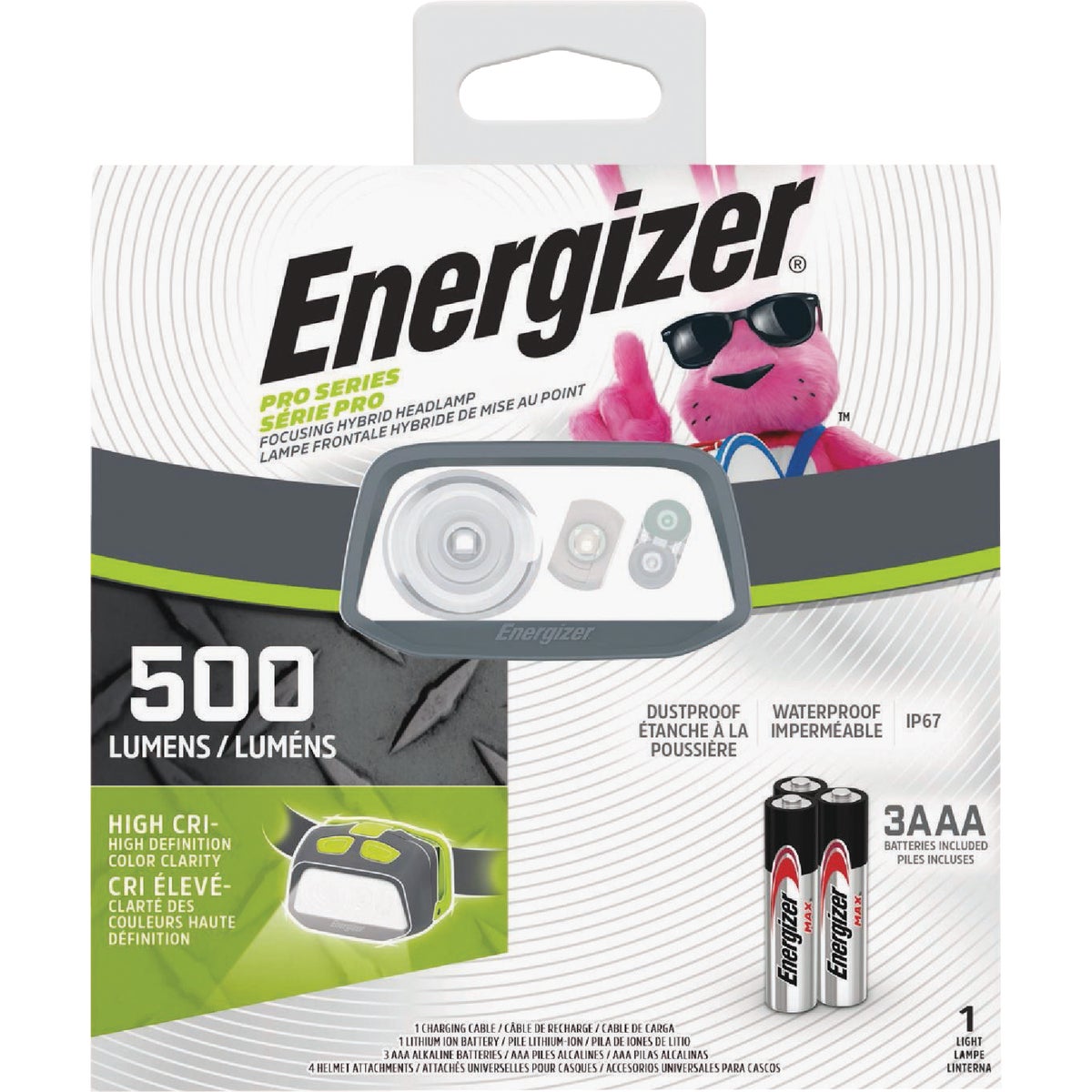 Energizer Pro Series 500 Lm. LED Hybrid High CRI Headlamp Image 2