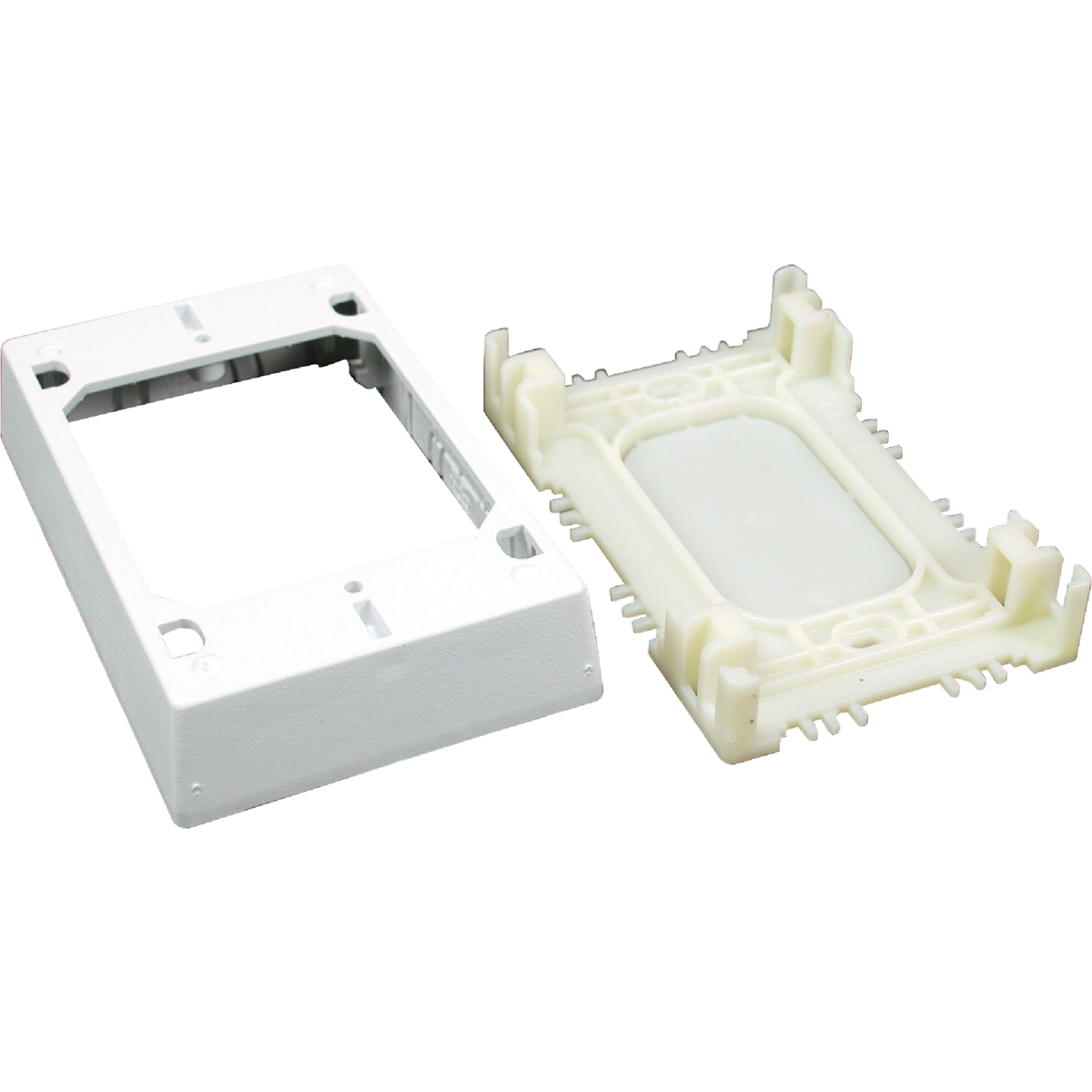 Wiremold White Plastic 1 In. Switch/Outlet Box Image 1