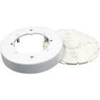 Wiremold White Round Fixture Box Image 1