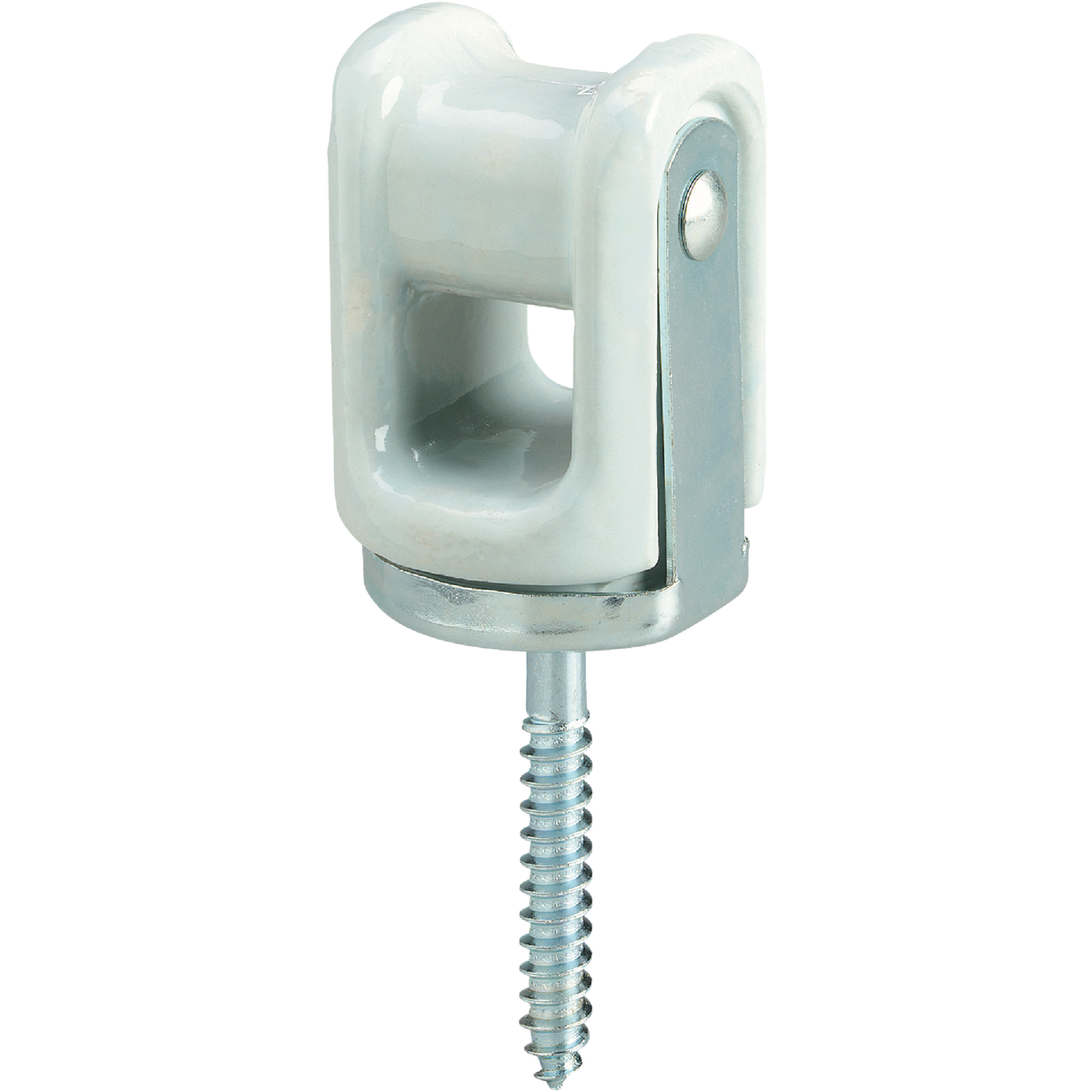 Halex 2-1/2 In. Screw Porcelain Heavy-Duty Wire Holder