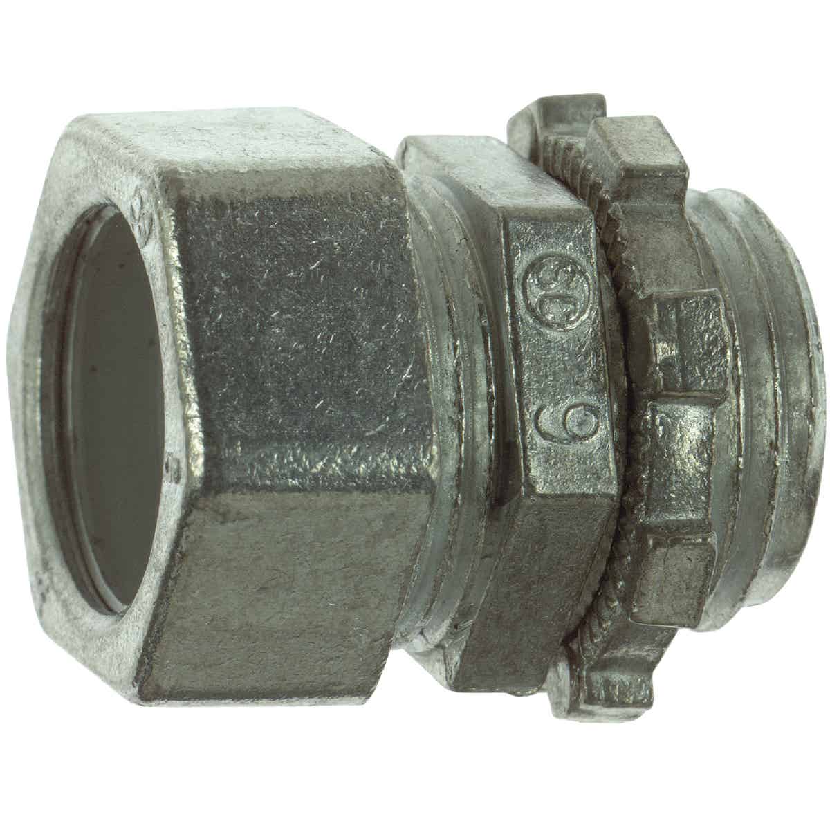 Halex 1/2 In. Compression EMT Conduit Connector (5-Pack) Image 1