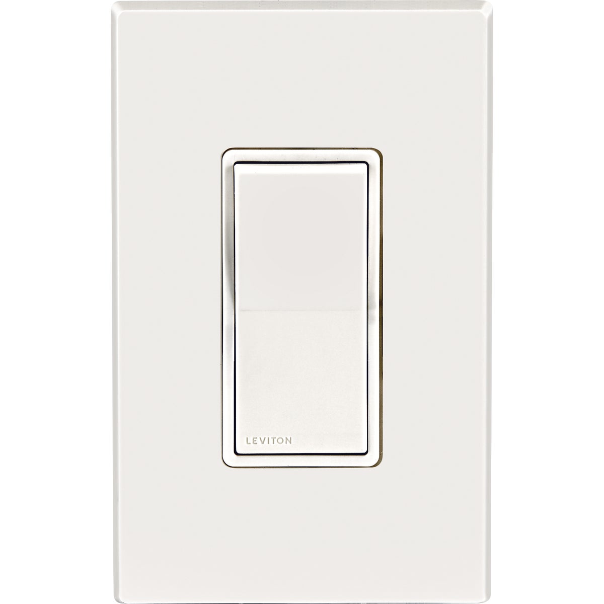 Leviton Decora Residential Grade 15A Rocker Weather-Resistant Single Pole Switch, White