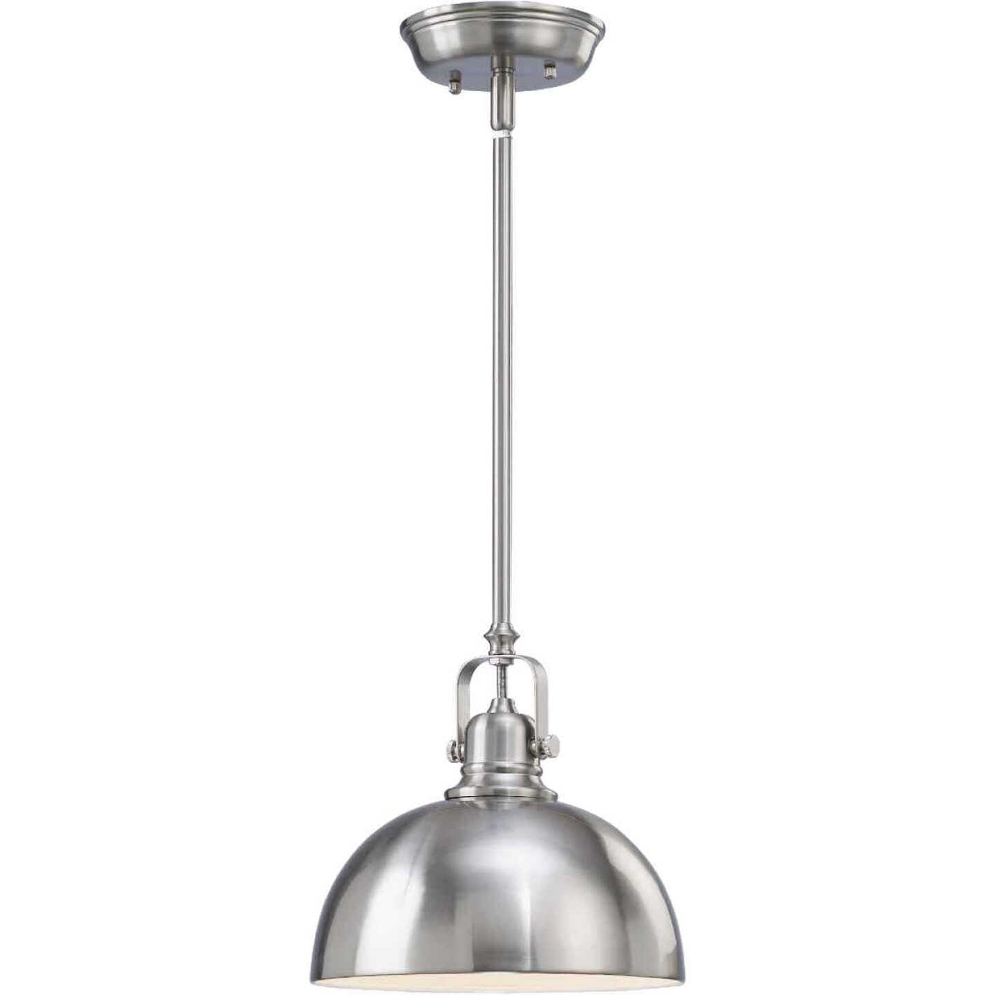 Home Impressions 1-Bulb Brushed Nickel Incandescent Rod Pendant Light Fixture Image 1