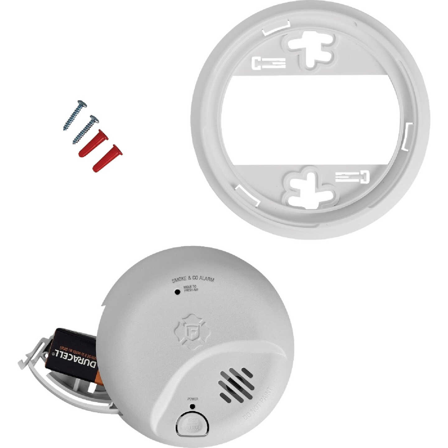 BRK SMICO100 2-in-1 Battery Operated Electrochemical/Ionization Smoke & Carbon Monoxide Alarm Image 5