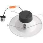 5 In./6 In. Retrofit IC Rated White LED CCT Tunable Downlight with Smooth Trim, 1230 Lm. Image 4