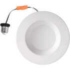 5 In./6 In. Retrofit IC Rated White LED CCT Tunable Downlight with Smooth Trim, 1230 Lm. Image 3
